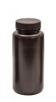 500mL Amber Wide Mouth Bottle, 75x165mm, 55mm Closure