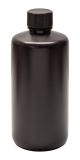500mL Amber Narrow Mouth Bottle, 75x165mm, 28mm Closure