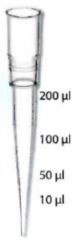 SuperSlik® 250 uL Graduated Low Retention Pipette Tips with UltraFine™ Point for Rainin® LTS Pipettes, in 96 Racks, Sterile, CS9600