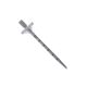 Non-sterile combi syringe tip, 0.5ml, pk/100