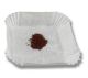 LevGo® smartBoats®4.5 x 4.5 x 1.5cm Disposable Eco-Friendly Brown Paper Weighing Boats, CS500