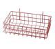 Pegboard Basket 14inL x 8inW x 4inH - Red