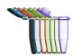 Microtube w/ cap, 1.5ml, assorted colors, sterile, w/ self-standing bag, 10 single color bags of 50, 500/pk