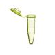 Microtube w/ cap, 1.5ml, yellow, w/ self-standing bag & Stop-Pops™, 500/pk