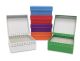 FlipTop™ Carboard freezer box w/ attached hinged lid, 2 inch, 100-place, white, 5/pk