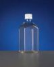 1000mL PC Square Media Bottles, Sterile, double bagged small pacakging, 4/pk, 12/cs