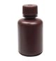 60ml Narrow Mouth Round Storage Bottle, Amber Color, HDPE, Sterile, 10/pk, 200/cs