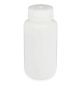 250ml Wide Mouth Round Storage Bottle, Natural Color, HDPE, non-Sterile, 10/pk, 100/cs