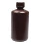 250ml Narrow Mouth Round Storage Bottle, Amberl Color, PP, Sterile, 10/pk, 100/cs