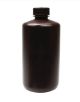 500ml Narrow Mouth Round Storage Bottle, Amber Color, PP, Sterile, 5/pk, 50/cs