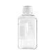 2L PETG Square Storage Bottle, Tray-Packed, Sterile, 12/pk, 24/cs