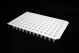 100ul 96 Well PCR Plates, No Skirt, Roche, A12/H12 Notch, White, 10/pk, 50/cs