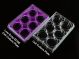 6 Well Low Evap EDGE Plate, Flat Bottom, Non-Treated, Sterile, 1/pk, 50/cs