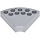 Sectional Block 12 mm Vials