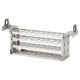 Test Tube Rack, Stainless Steel, 14-18 mm, holds 30 maximum