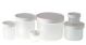 Qorpak 4oz, 120ml, Natural Polypropylene Jar with 58-400 White Polypropylene Unlined Cap attached, CS36