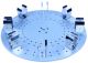 SCILOGEX Circular tube holder, 50ml x 8, use with SCI-RD-Pro