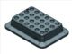 Block, used for 2mL tubes, 24 holes