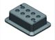 Block, used for 5mL tubes, 8 holes