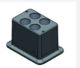 Block, used for 50mL tubes, 4 holes