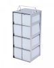 INVENTORY RACKS FOR CHEST FREEZERS 12-3/4 x 5-1/2 x 5-1/2” - 4 shelves with 3” cardboard boxes