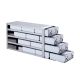 Inventory Rack for Upright Freezers 16-1/2 x 9-7/16 x 5-1/2in - 12 slide out shelves with 2in cardbo