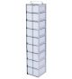 Inventory Rack for Chest Freezers 29-1/4 x 5-5/8 x 5-1/2in - 9 shelves with 3in cardboard boxes
