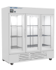 Platinum Series Laboratory Refrigerator, 2C to 8C, 72 cu. ft., three glass doors, Cycle defrost, 115 v.