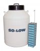 Cryogenic Storage System 47 liter LN2 Tank w/ Polycarbonate Boxes