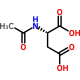 N-Acetyl-L-aspartic Acid, 5g, CAS# 997-55-7