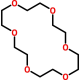 18-Crown-6 Ether, 97+ Percent, 100g, CAS# 17455-13-9