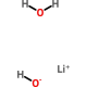 Lithium Hydroxide, Monohydrate, Crystal, Reagent, ACS, 500g, CAS# 1310-66-3