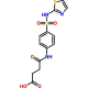 Succinylsulfathiazole, 100g, CAS# 116-43-8
