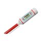 Digital Lab Thermometer, Long Probe, -58/536F and -50/280C, 12in Stem