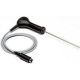 Digital Pt100 Temperature and Humidity Probe, -30/80C and 0/100 percent Rh, 120mm X 20mm Abs