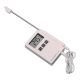 Digital Thermometer, C and F, -40 To 200C and -40 To 400F X 0.1C and F