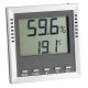 Digital Thermo-Hygrometer, Dew Point, Wet Bulb, Min-Max-Hold, 0/100 percentRh, -40/70C