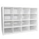 Safety Glass Holder with 16 Compartments