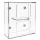 Double Side Loading Glove Box Holder with Magnet Mount