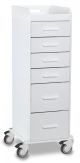 TL 6D Cart with White Drawers
