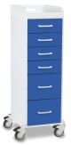 TL 6D Cart with Global Blue Drawers