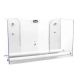 Single Clear Dual Dispensing Paper Towel Holder