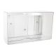 Wide Single Dual Dispensing Paper Towel Holder with Lid
