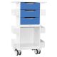 Core DX Cart with Global Blue Drawers and Sliding Door