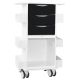 Core DX Cart with Black Drawers and Sliding Door