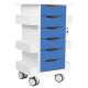 Core 6D Cart with Global Blue Drawers