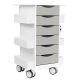 Core 6D Cart with Dolphin Gray Drawers