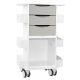 Core DX Cart with Dolphin Gray Drawers and Sliding Door