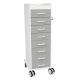TL 8D Cart with Dolphin Gray Drawers
