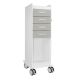 TL 4D Cart with Dolphin Gray Drawers